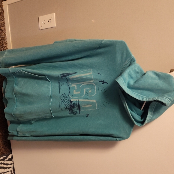 Old Navy Sweaters - Old Navy Teal Hoodie